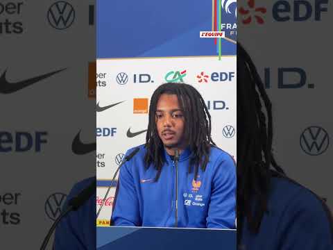 😅​ Koundé et Barcola ont tenté de décrire la personnalité d'Olise #coupedumonde #olise #football