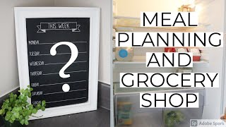 Meal planning & grocery shopping list