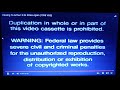 Arthur Warning Screen VHS Capture