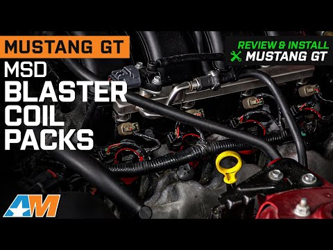 2005-2008 Mustang GT MSD Blaster Coil Packs; Red Review & Install
