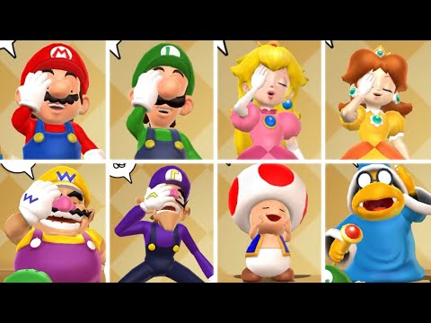Mario Party 9 - All Losing Animations