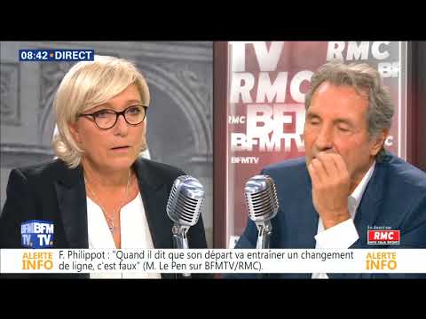 BOURDIN DIRECT du 22/09/2017, Marine LE PEN