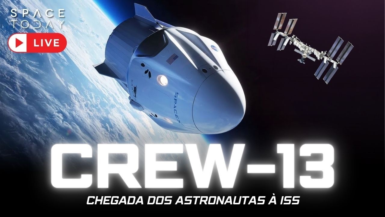 ASTRONAUTAS DA CREW-13 CHEGAM NA ESTAÇÃO ESPACIAL INTERNACIONAL