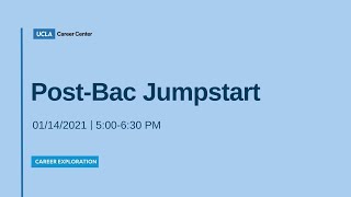 Post-Bac Jumpstart
