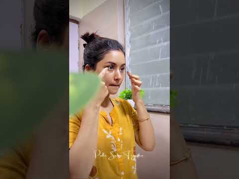 Night skin care routine for normal to dry skin✅ #skincare #shortvideo #minivlog #shortsvideo