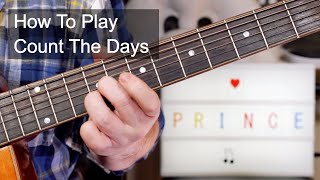 &#39;Count The Days&#39; Prince Acoustic Guitar Lesson