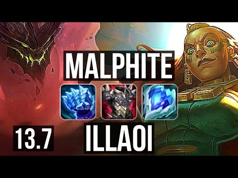 MALPHITE vs ILLAOI (TOP) | 7/1/9 | TR Grandmaster | 13.7