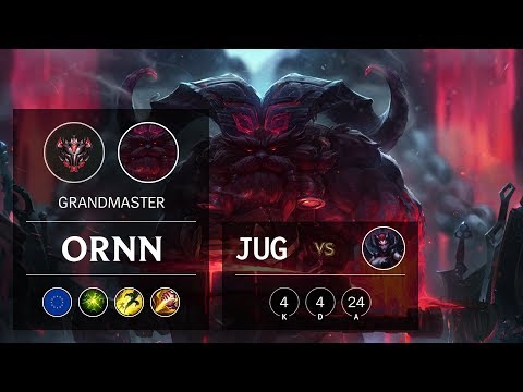 Ornn Jungle vs Elise - EUW Grandmaster Patch 9.9