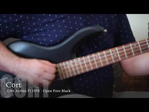 Cort Action PJ OPW - Open Pore Walnut Bas Gitar - Video