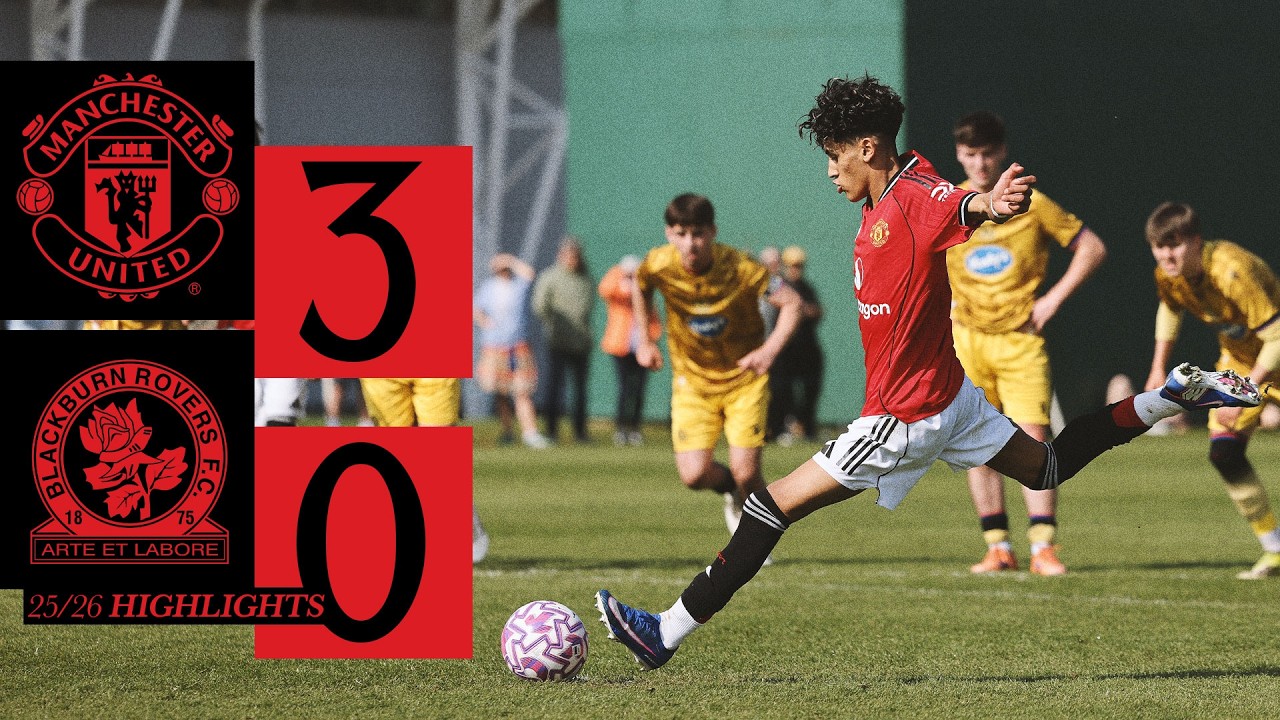 Three Goals For United! | Man Utd U18s v Blackburn U18s | Academy Highlights