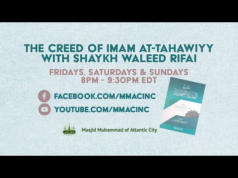 Al 'Aqidah At-Tahawiyyah. Lesson #3. May 16, 2021