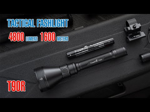 Trustfire T90R Best Tactical Flashlight 4800LM 1600m Range