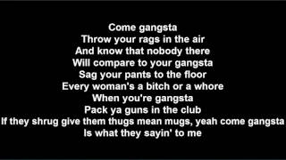 Tech N9ne - Come Gangsta - Lyrics
