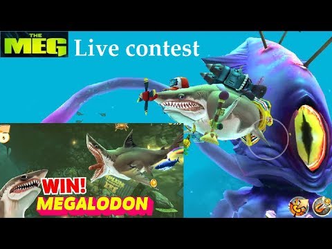 The Meg vs Colossal Squid Boss Battle Live Contest - Hungry Shark World