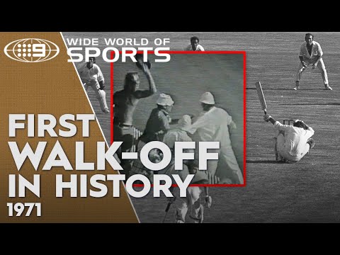 Cricket fans hurl beer cans at England at SCG - 1971 Ashes | Wide World of Sports