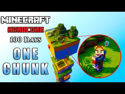 100 Days on One Chunk in Minecraft Hardcore!