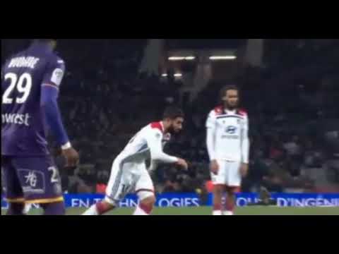 COUP FRANC EXCEPTIONNEL DE NABIL FÉKIR ○ TOULOUSE - LYON (2 - 2)