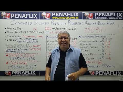 Concurso PMBA e CBMBA 2022 - ESTÁ CHEGANDO. - NÃO DEIXE DE ASSISTIR ESSE VÍDEO.