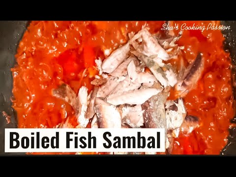 How to make Boiled Fish Sambal | Indian Style Fish Sambal | அவிச்ச மீன் சம்பல்