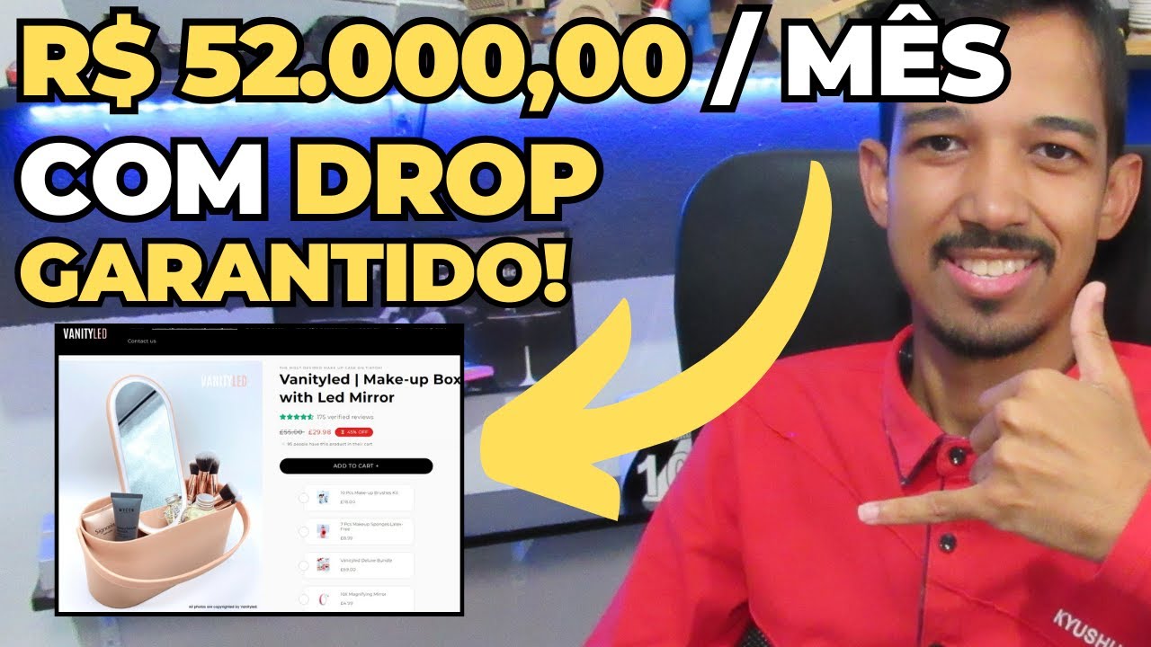 Como Lucrar R$52.000 por mês com Dropshipping GARANTIDO! Compre a Loja pronta!