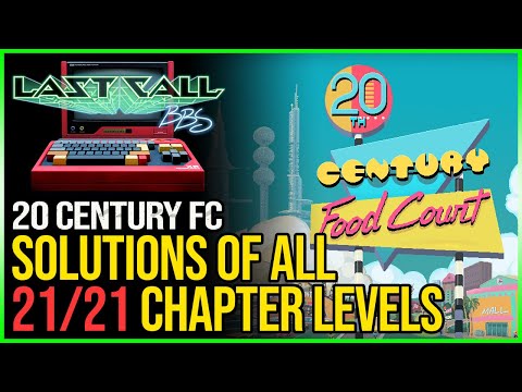 Last Call BBS All 20th Century Food Court Levels Solutions