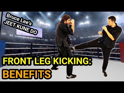 FRONT 🦵Kicking - Bruce Lee's Martial Art Jeet Kune Do