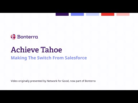 Achieve Tahoe - Customer Success Story (Haakon Lang-Ree - Executive Director)