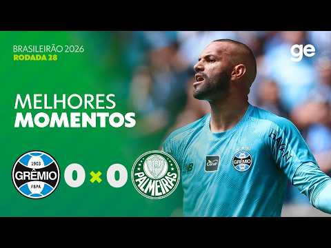 Gols e melhores lances de Grêmio x Palmeiras