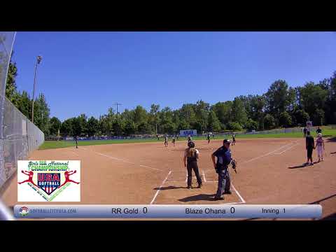 RR Gold vs. Blaze Ohana - 2017 18A Fastpitch National