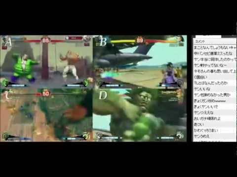 SSF4 AE2012 Japan Nationals - Block Matches 3vs3 teams (part 4 Final)