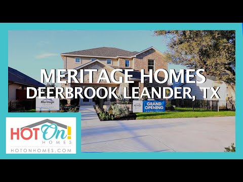 Meritage Homes in Deerbrooke, Leander Texas