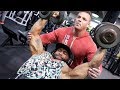 PJ Braun Training Chest with Arnold Classic Competitor Christopher Luke