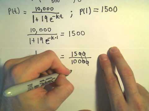 The Logistic Equation and Models for Population - Example 1, part 1