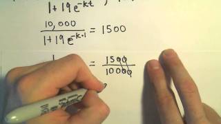 The Logistic Equation and Models for Population - Example 1, part 1