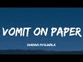 VOMIT ON PAPER DHANDA NYOLIWALA LYRICS LATEST HARIYANVI SONG 2025 LYRICAL VIDEO Dhanda