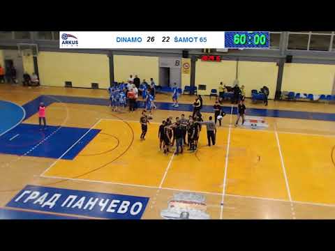 ARKUS liga 8. kolo / RK Dinamo - RK Šamot 65 / 03.11.2019.