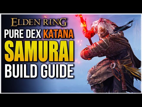 Elden Ring | SAMURAI CLASS BUILD GUIDE with NAGAKIBA katana | High damage Dexterity build (lvl 160)