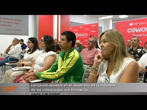 Lanzarote apuesta en el desarrollo de la industria de los videojuegos con formación