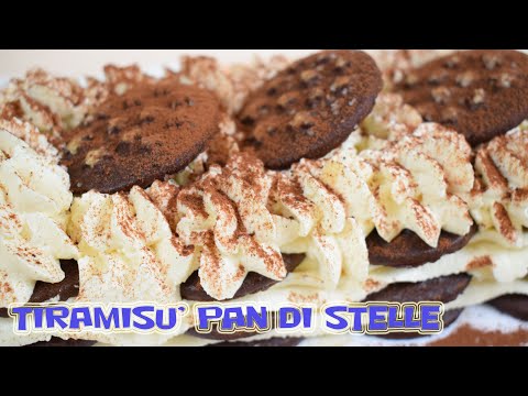 TIRAMISU' PAN DI STELLE - Un goloso dessert senza uova