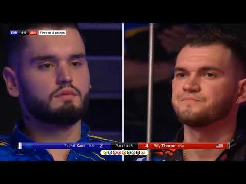 A match great of Eklent Kaçi - Mosconi Cup 2018