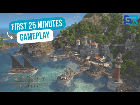 Anno 1800 Console Edition | First 25 Minutes Gameplay | Playstation 5