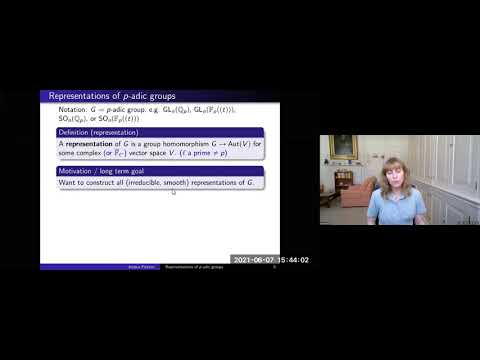 Representations of p-adic groups  - TECHNION MATH COLLOQUIUM