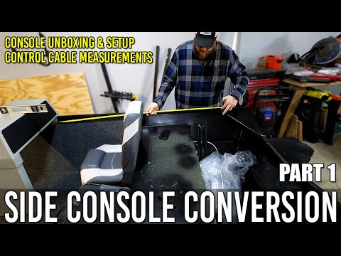 How To Measure Outboard Control Cables - Jon Boat Side Console Conversion - Part 1