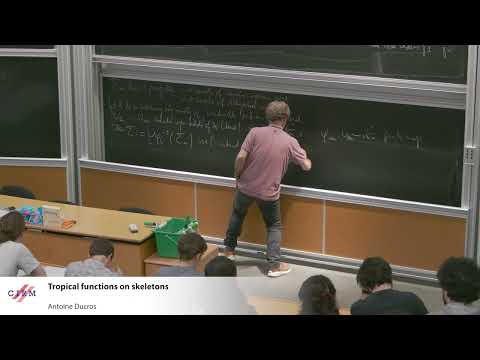 Antoine Ducros :Tropical functions on skeletons