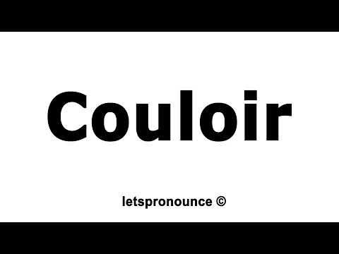 How to Pronounce Couloir