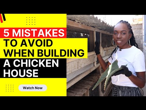 5 Mistakes to avoid when building a chicken House #chicken #urbanfarming