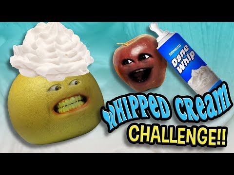 Annoying Orange - Whipped Cream Challenge!