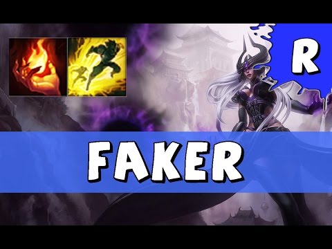SKT T1 Faker as Syndra vs Vel'Koz MID - HIGHLIGHTS - League of Legends