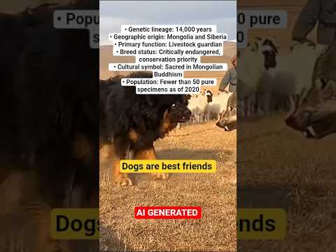 Banhar: An Ancient Mongolian Guard Dog | 14,000 Years of History#dog #dogs  #animals  #nature