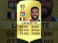 Alexander Lacazette fifa cards history (12-23) #edit #fifa #football #soccer #viral #recommended